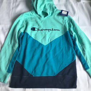 Champion Hoodie Green and Blue Jogger Top